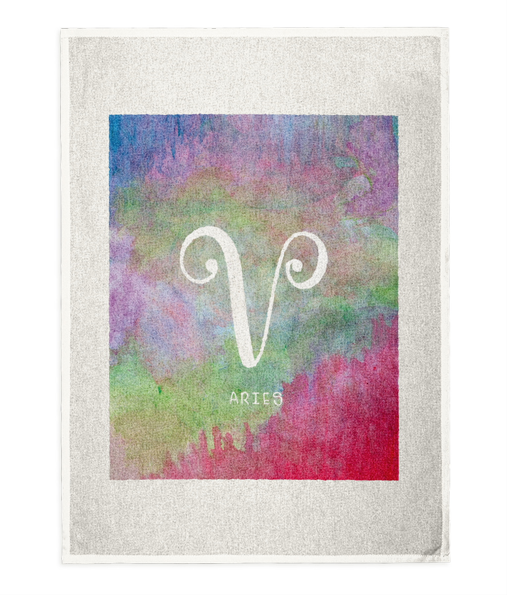 Zodiac Tea Towel