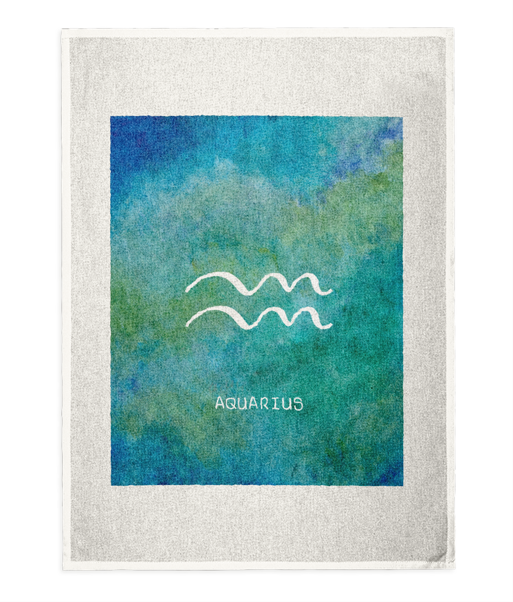 Zodiac Tea Towel