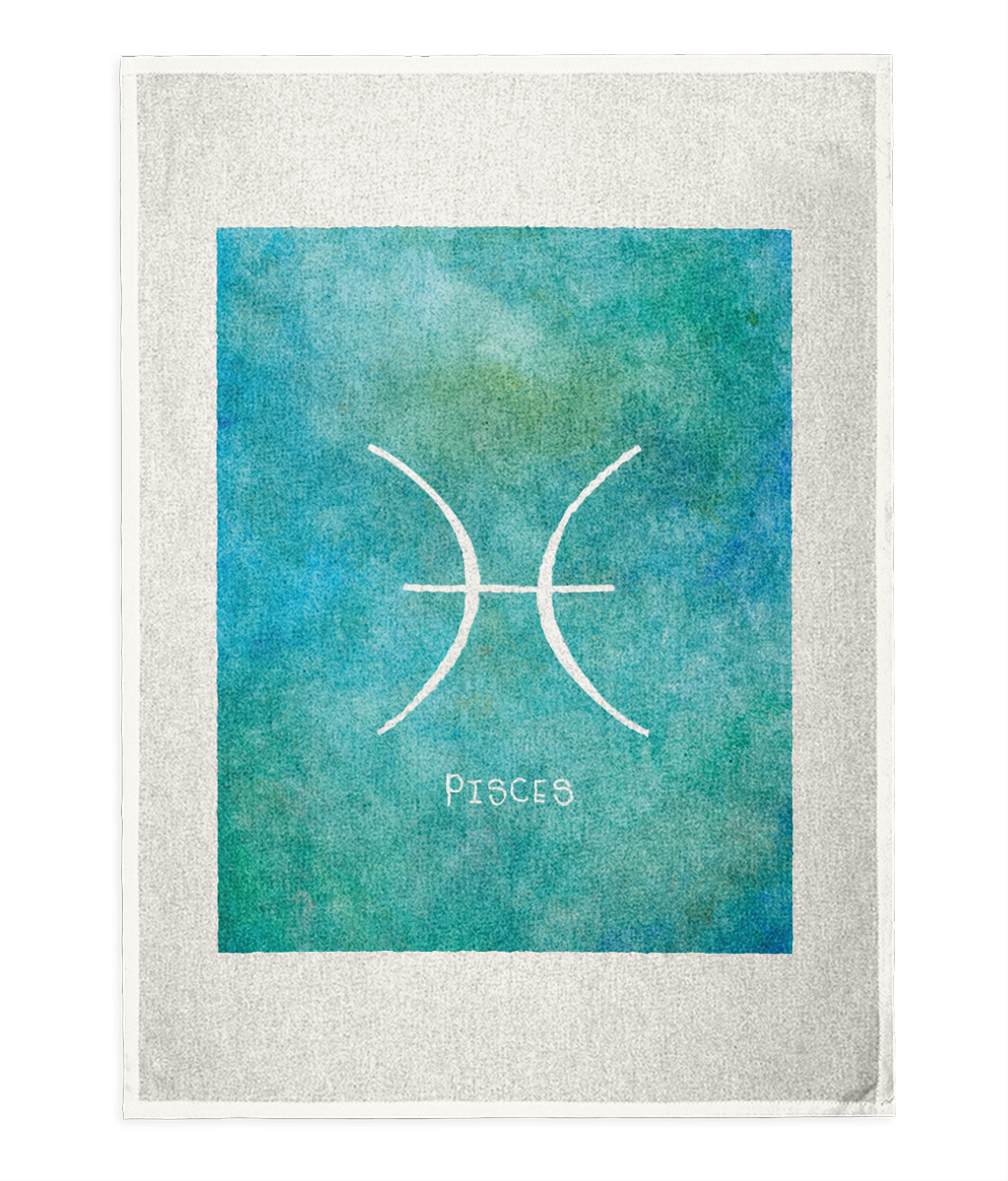 Zodiac Tea Towel