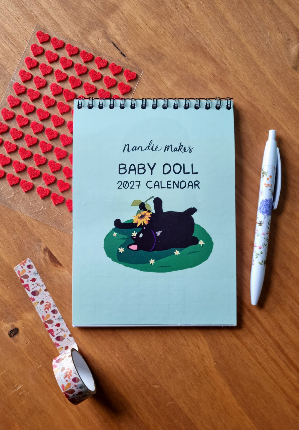 *PRE-ORDER* Baby Doll ♥ 2027 Wire Bound Calendar