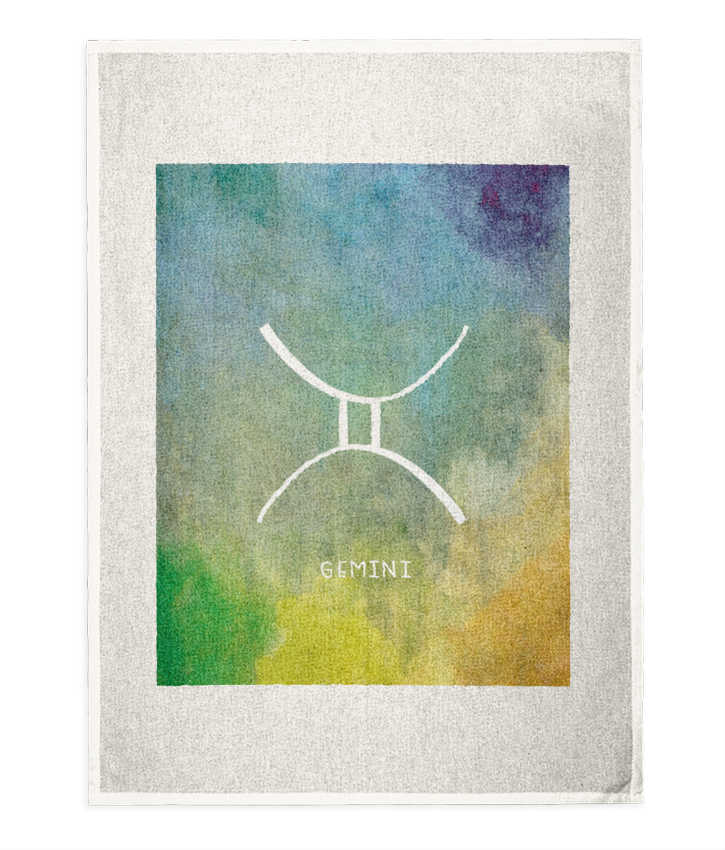 Zodiac Tea Towel