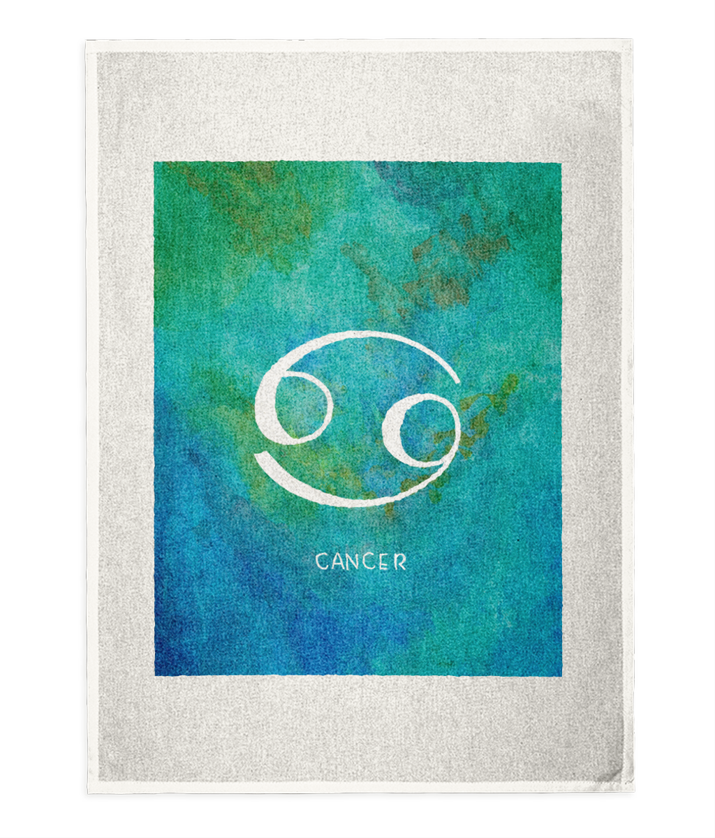 Zodiac Tea Towel