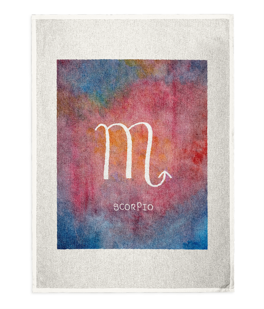 Zodiac Tea Towel