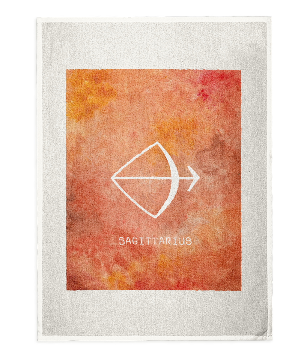 Zodiac Tea Towel