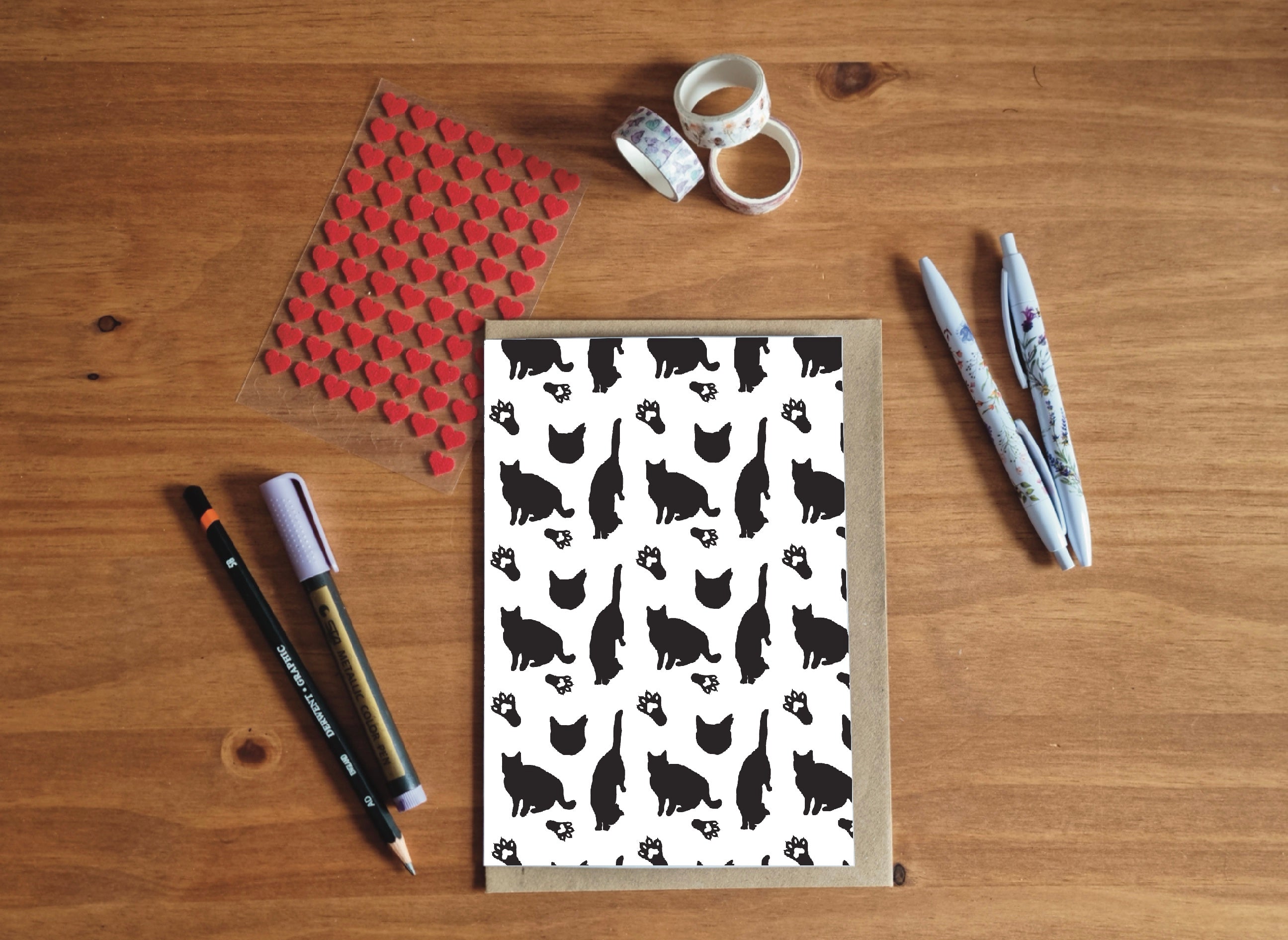 Kitty Cat Greeting Card