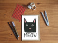 Meow Greeting Card