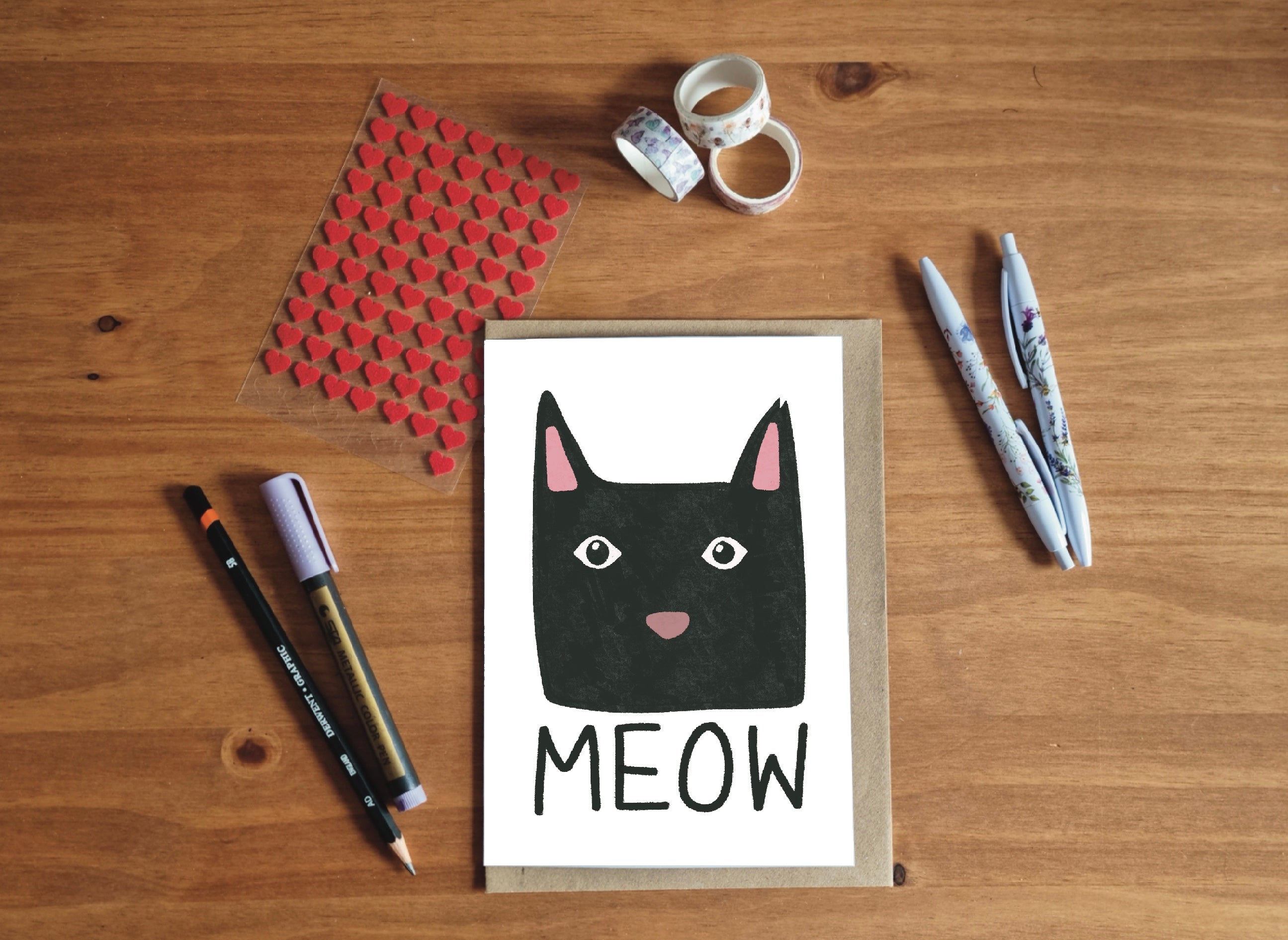 Meow Greeting Card