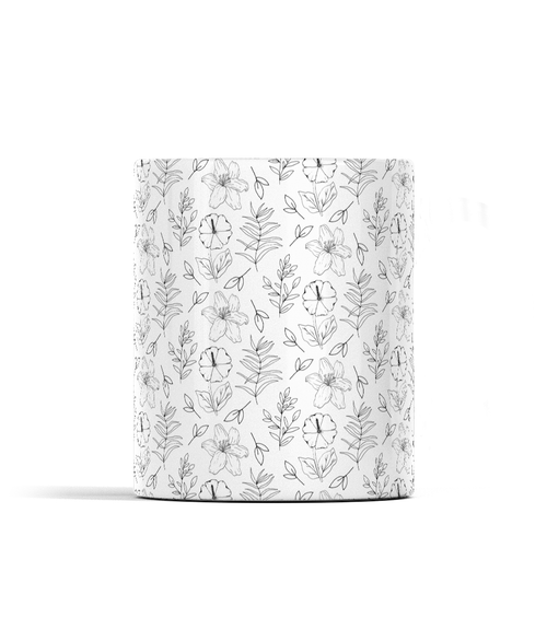 Botanical Line Art Mug (11oz)