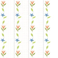 Digital Botanical Notepaper (4 x Styles) A6/A5/A4